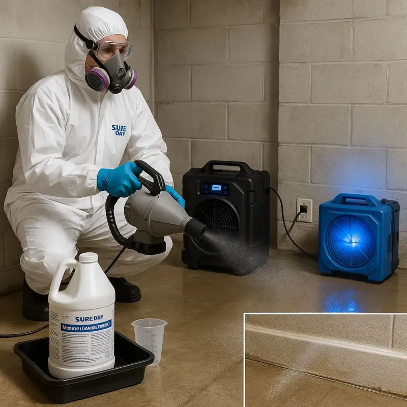 Sanitization and Odor Removal process in Westover, WV