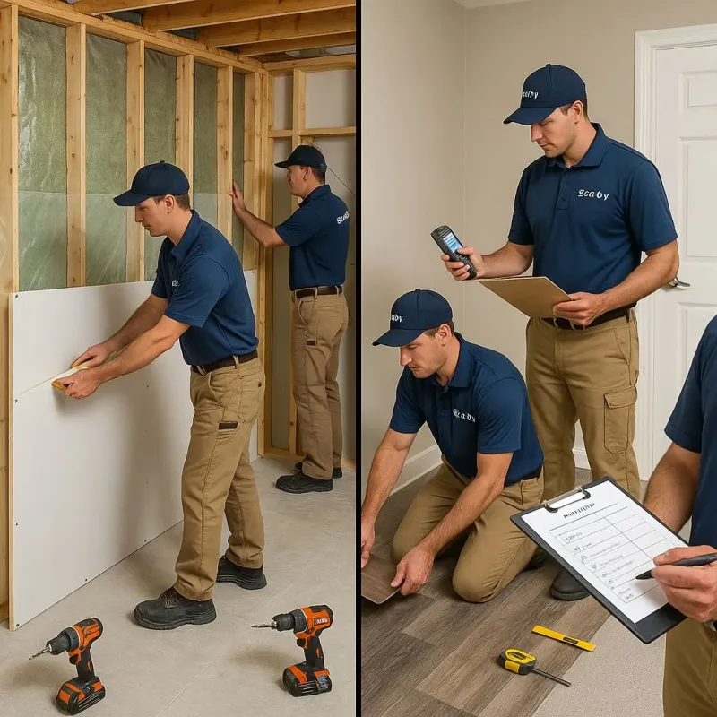 Repairs and Reconstruction process in Westover, WV